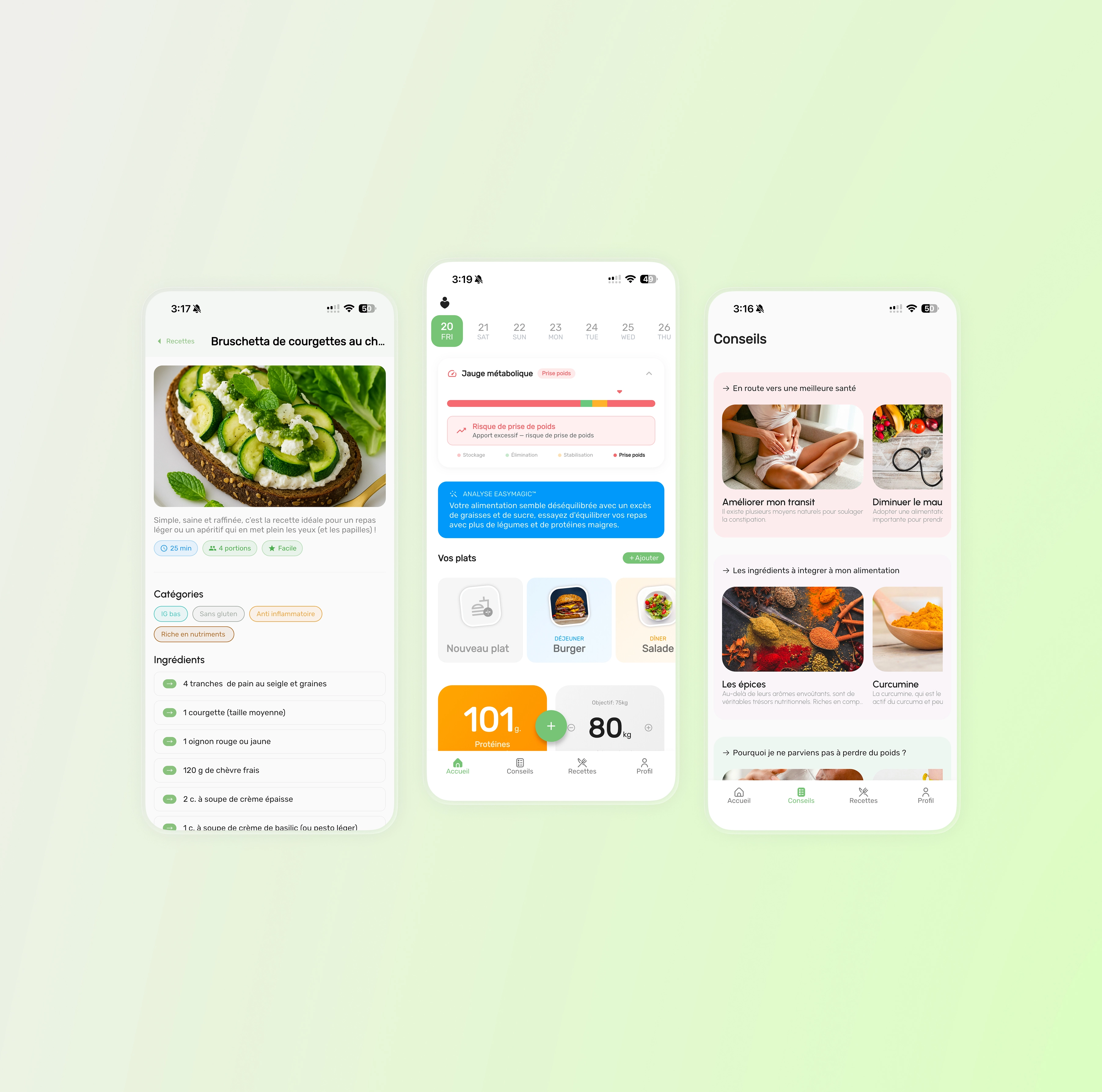 EatEasy — Nutrition & Santé